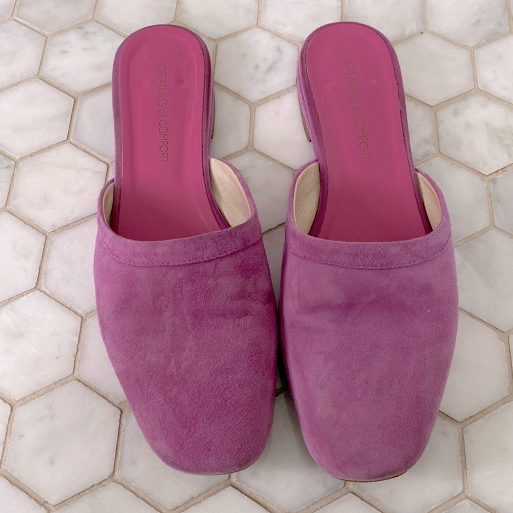 Creatures Of Comfort suede mules